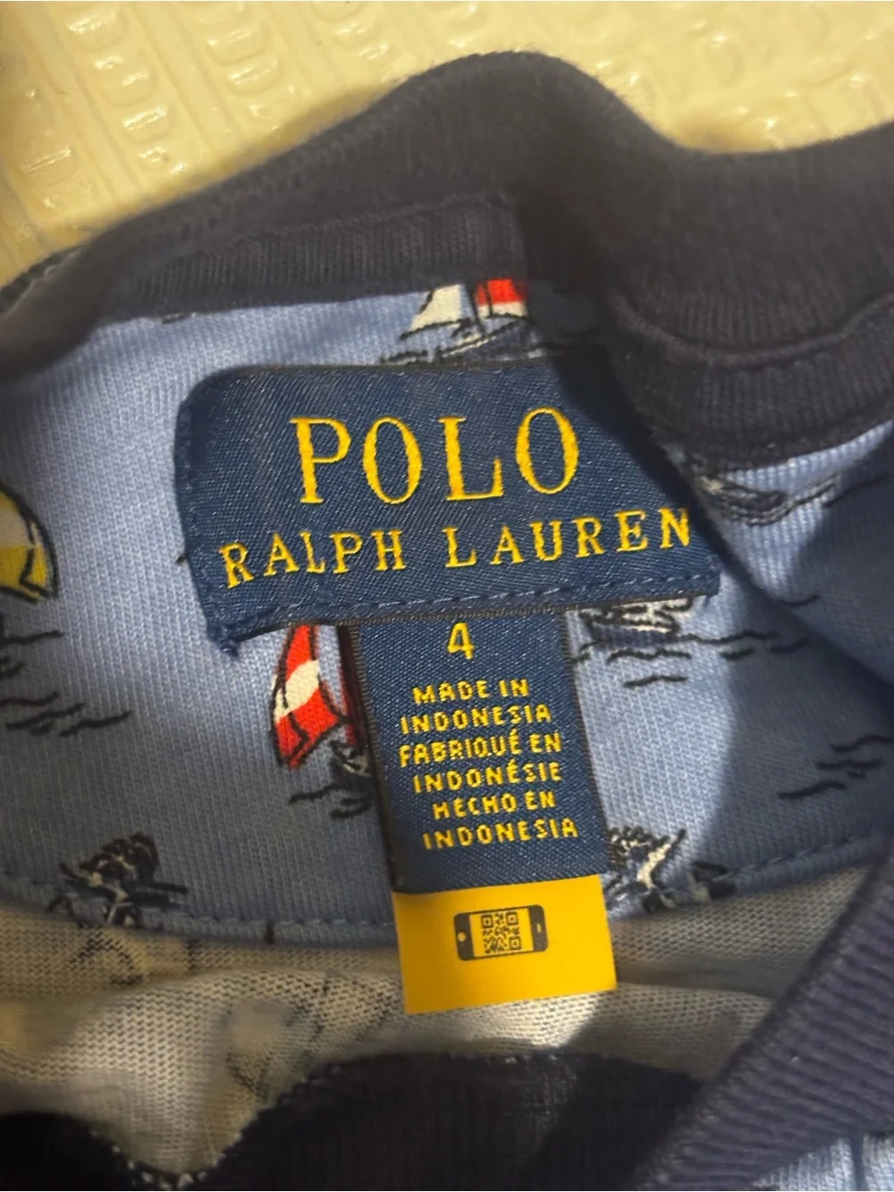 Polo Ralph Lauren Kids Blue Sailboat short Set